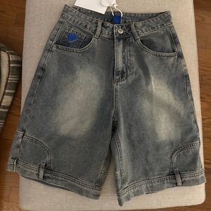 Aelfric Eden Faded Blue Jean Shorts